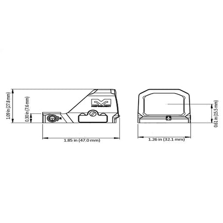 Meprolight - MPO-F Red Dot Sight with RMR Footprint