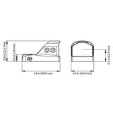 Meprolight - MPO-DS Red Dot Sight 3.5 MOA RMSc Footprint