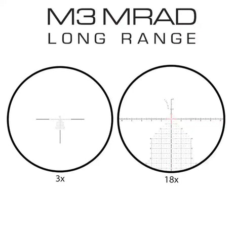 Meprolight - MVO 3-18X44 FFP Rifle Scope, M3 MRAD Reticle