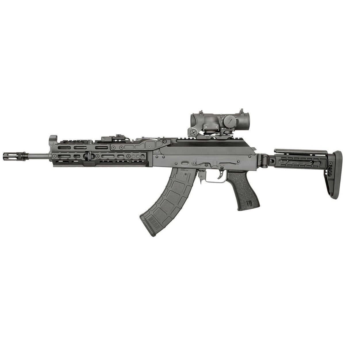 Midwest Industries - Alpha Series Folding Stock - Black