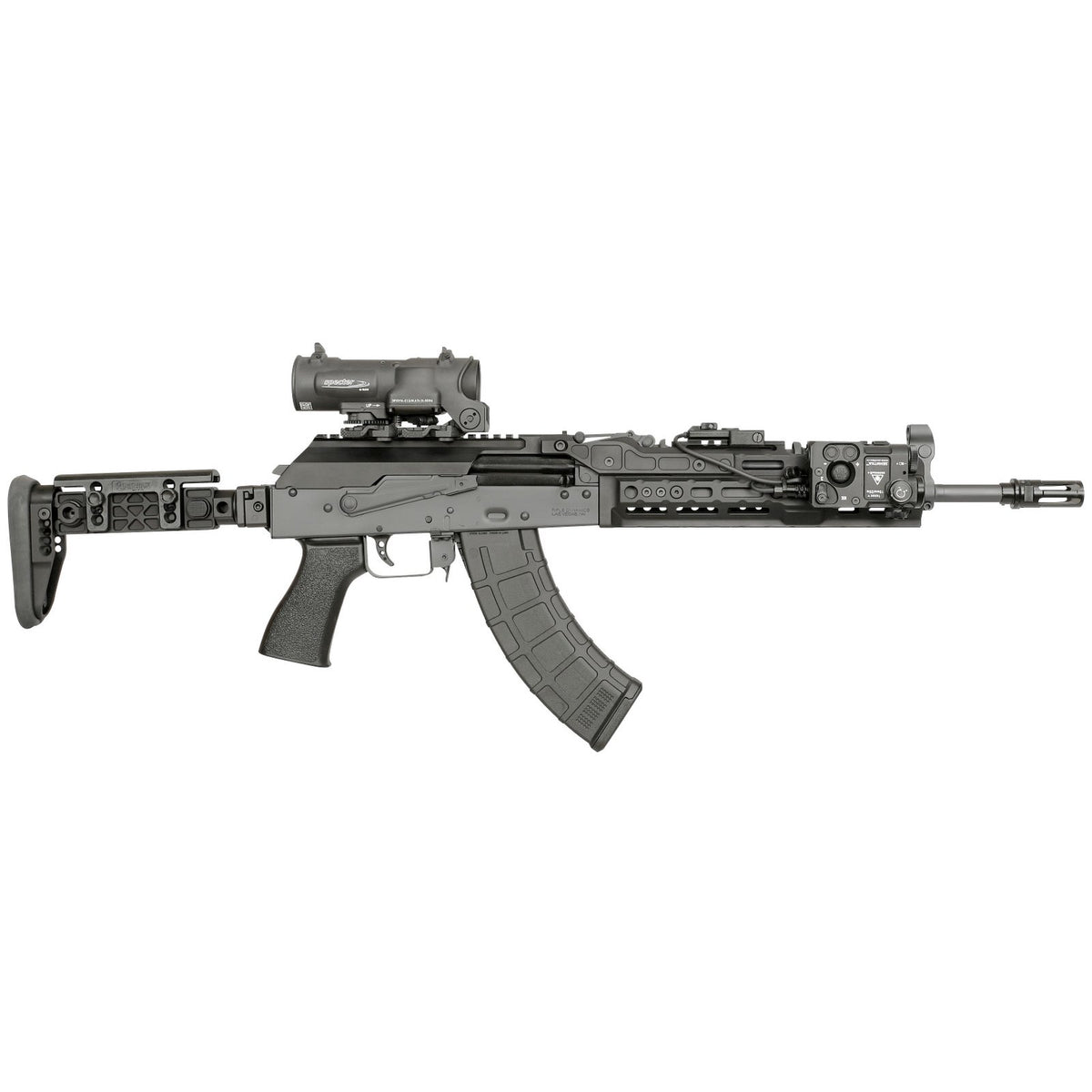 Midwest Industries - Alpha Series Folding Stock - Black