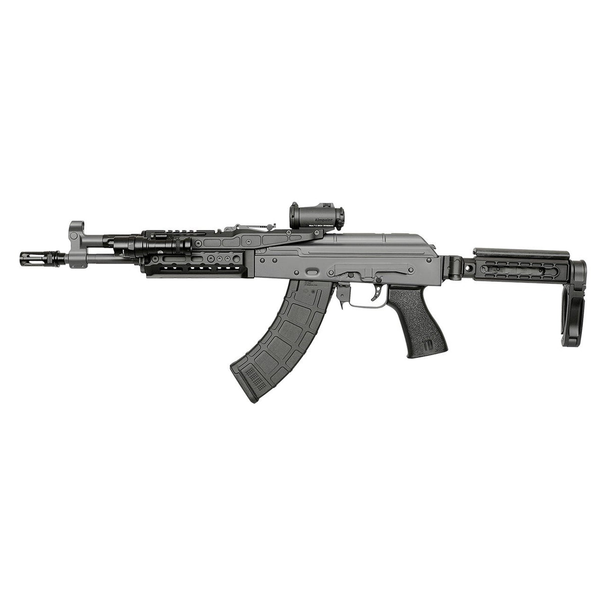 Midwest Industries - AK Alpha Series Optic Mount - Railed Dot — view 4