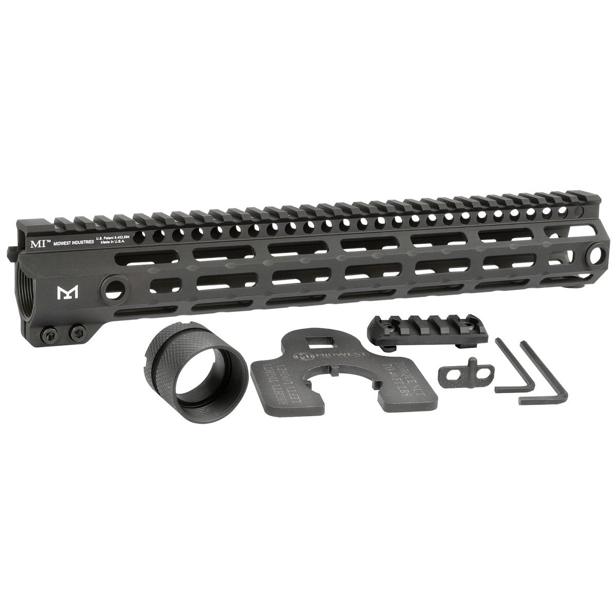 Midwest Industries - G4 One Piece Free Float Handguard, M-LOK, 12.625"
