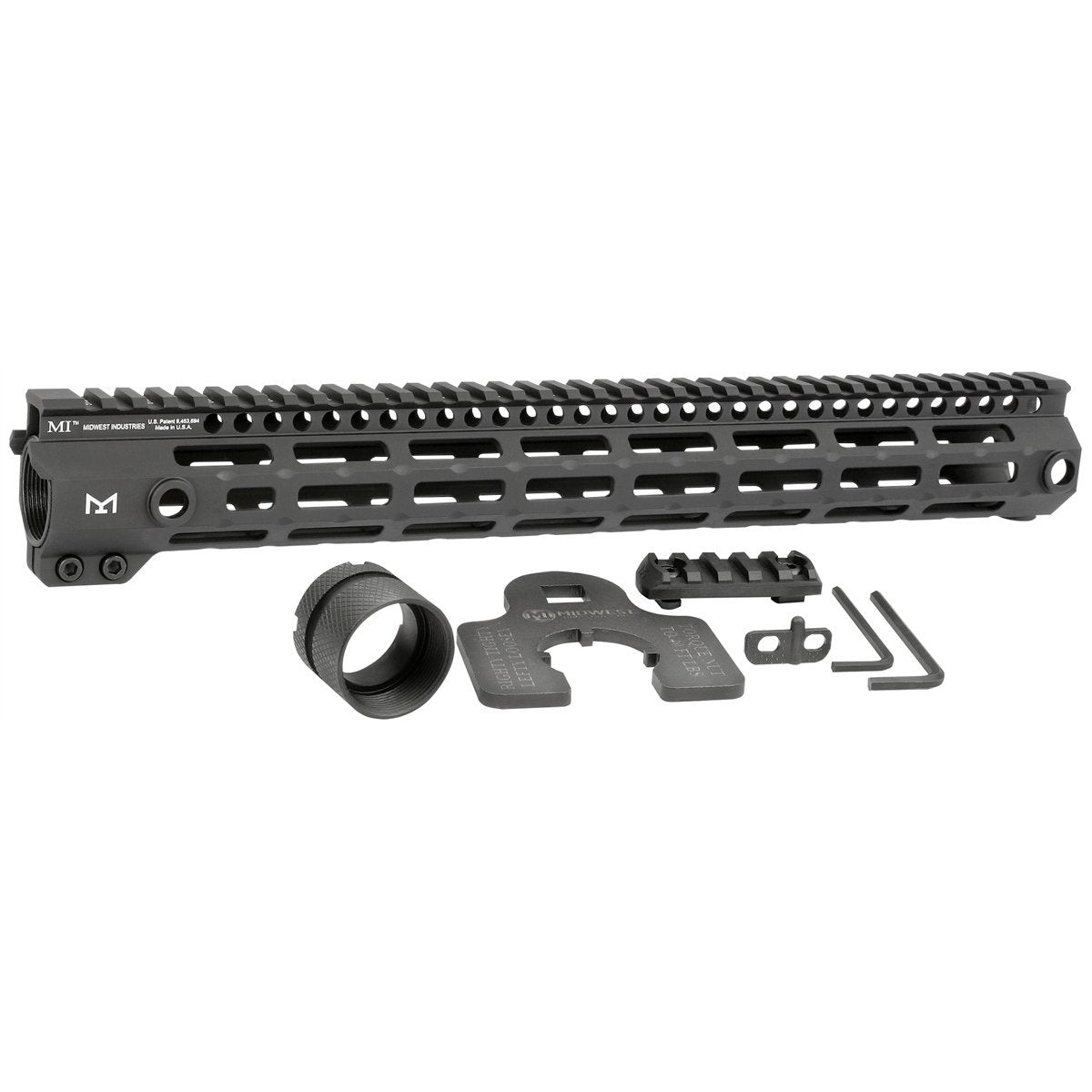 Midwest Industries - G4 One Piece Free Float Handguard, M-LOK - 15"