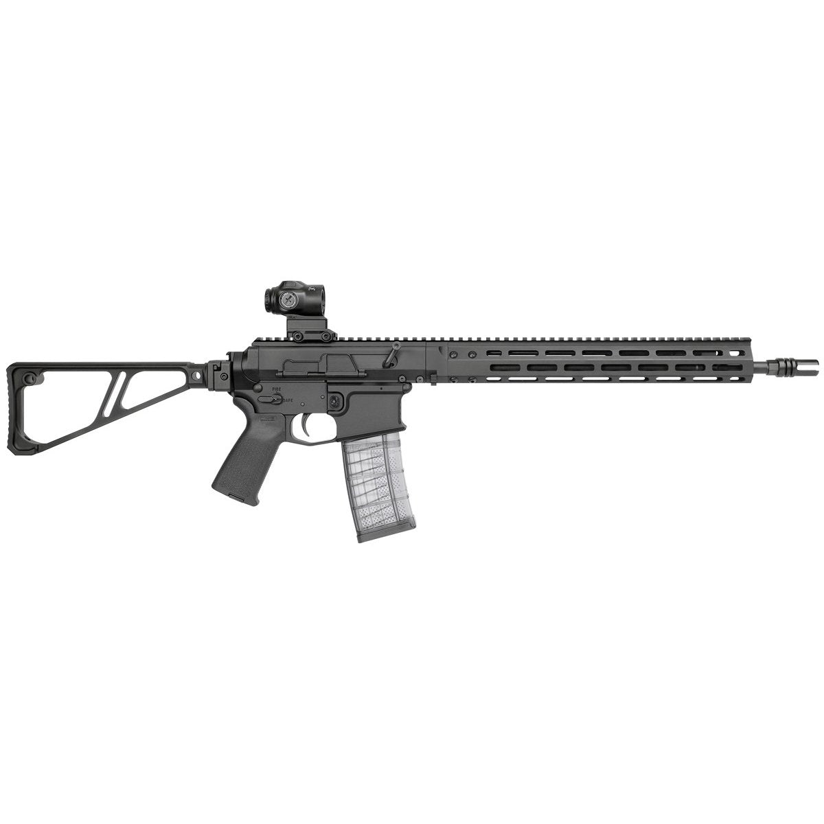 Midwest Industries - Side Folding Fixed Extruded Stock