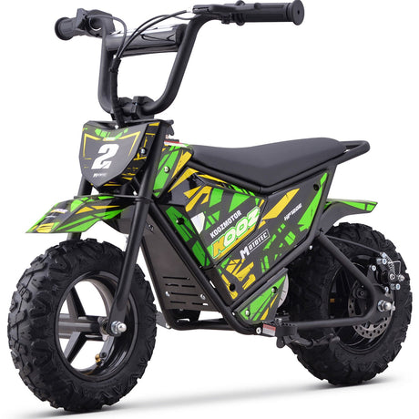 MotoTec 24v 250w (HP120E) Electric Powered Mini Bike - Green