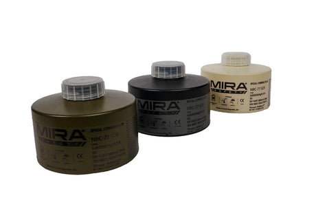 Mira Safety - CBRN Gas Mask Filter NBC-77 SOF 40mm Thread - 20 Year Shelf Life