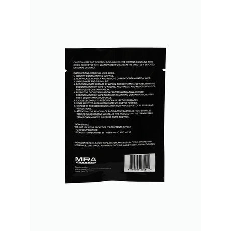 MIRA Safety - Decon Wipe for Chemical and Radiological Contaminants — view 2