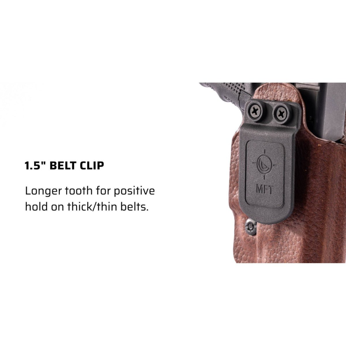Mission First Tactical - Sig Sauer P365/P365X Brown Leather Hybrid — view 4