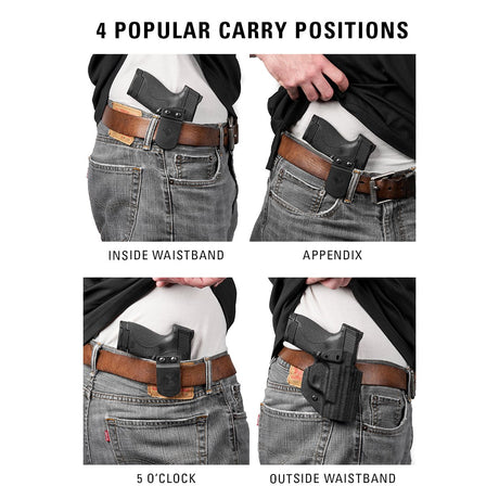 Mission First Tactical - Ambidextrous AIWB/OWB Holster for Glock — view 8