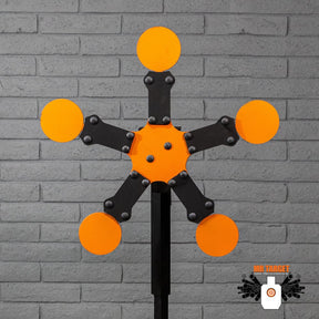 Mr. Target - 5 Star Texas Mini – Armored Steel Reactive Shooting Target