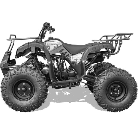 MotoTec - Bull 125cc 4-Stroke Kids Gas ATV Black