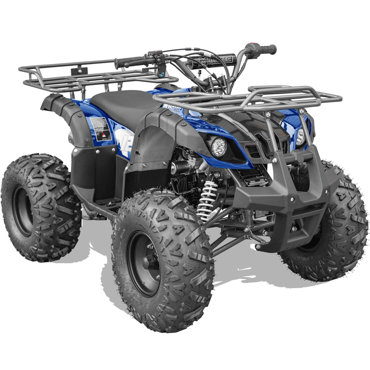 MotoTec - Bull 125cc 4-Stroke Kids Gas ATV - Blue