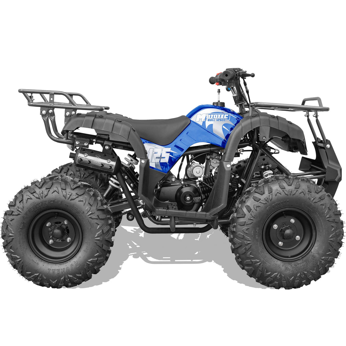 MotoTec - Bull 125cc 4-Stroke Kids Gas ATV - Blue