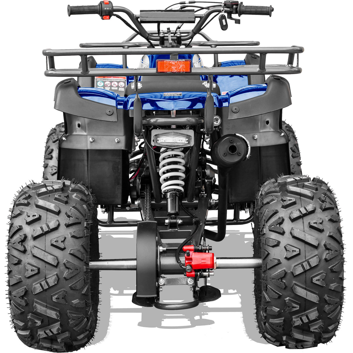 MotoTec - Bull 125cc 4-Stroke Kids Gas ATV - Blue
