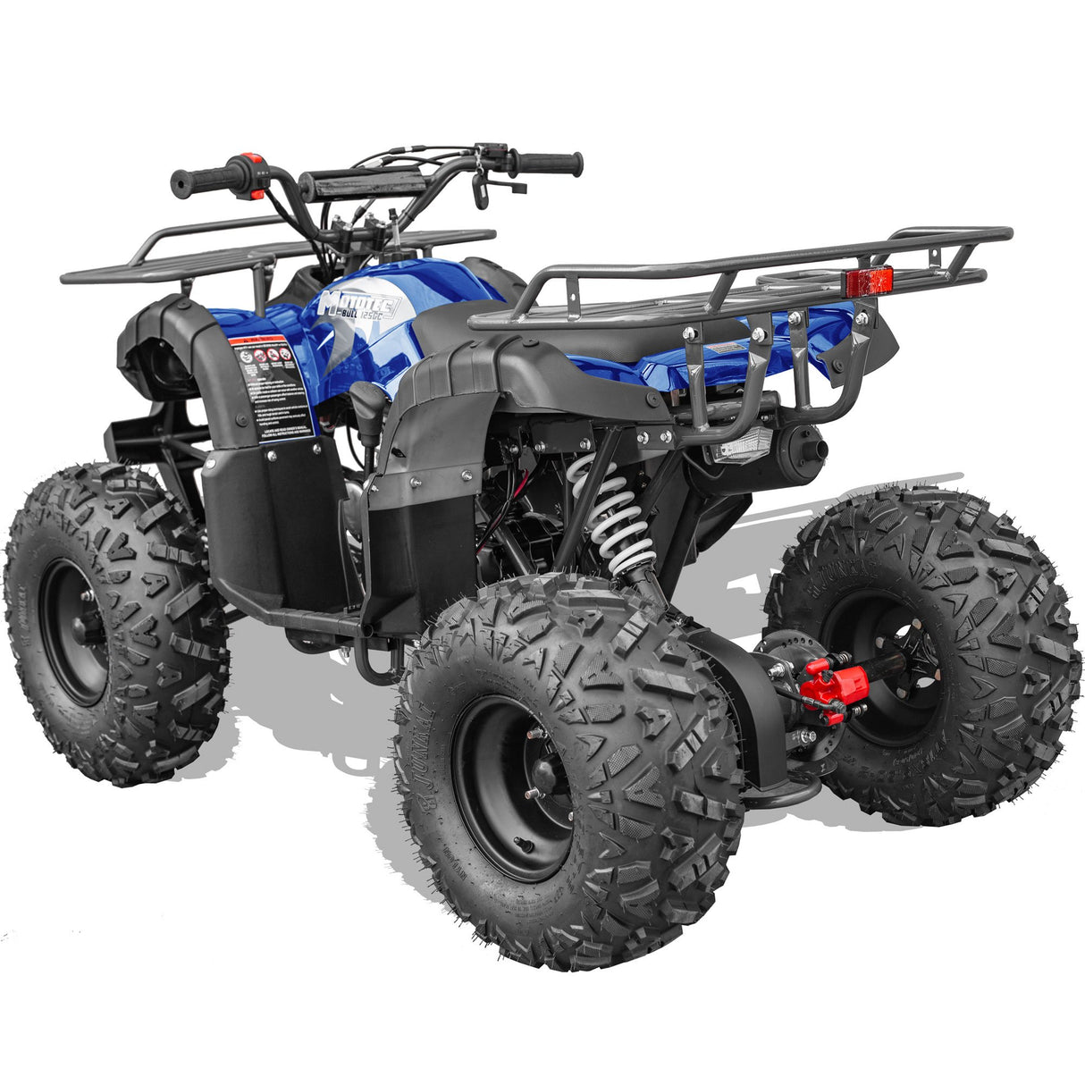 MotoTec - Bull 125cc 4-Stroke Kids Gas ATV - Blue