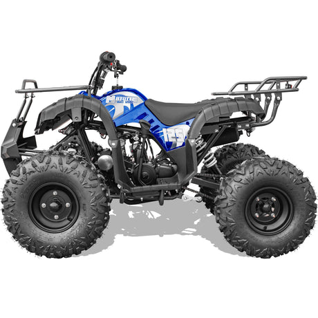 MotoTec - Bull 125cc 4-Stroke Kids Gas ATV Blue