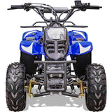 MotoTec Rex 110cc 4-Stroke Kids Gas ATV - Blue