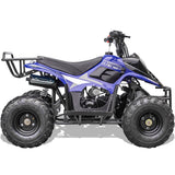 MotoTec Rex 110cc 4-Stroke Kids Gas ATV - Blue