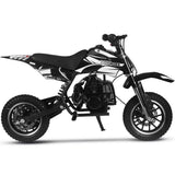 MotoTec Alien 50cc 2-Stroke Kids Gas Dirt Bike - Black