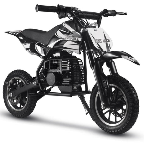 MotoTec Alien 50cc 2-Stroke Kids Gas Dirt Bike - Black
