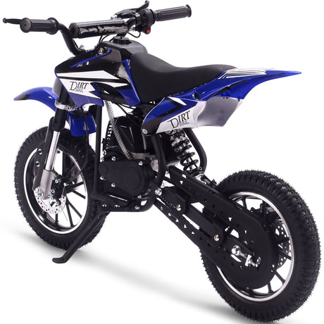 MotoTec - Alien 50cc 2-Stroke Kids Gas Dirt Bike Blue