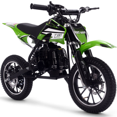 MotoTec - Alien 50cc 2-Stroke Kids Gas Dirt Bike Green