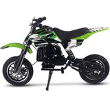 MotoTec Alien 50cc 2-Stroke Kids Gas Dirt Bike - Green