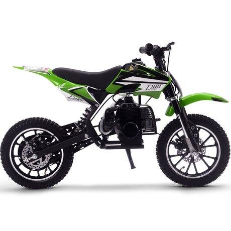 MotoTec - Alien 50cc 2-Stroke Kids Gas Dirt Bike Green