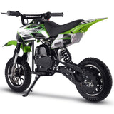 MotoTec Alien 50cc 2-Stroke Kids Gas Dirt Bike - Green