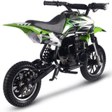 MotoTec Alien 50cc 2-Stroke Kids Gas Dirt Bike - Green