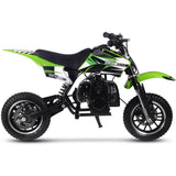 MotoTec Alien 50cc 2-Stroke Kids Gas Dirt Bike - Green