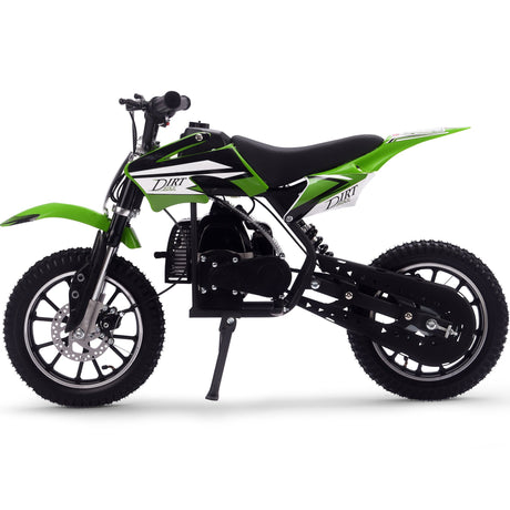 MotoTec - Alien 50cc 2-Stroke Kids Gas Dirt Bike Green