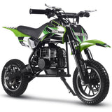 MotoTec Alien 50cc 2-Stroke Kids Gas Dirt Bike - Green