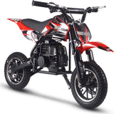 MotoTec Alien 50cc 2-Stroke Kids Gas Dirt Bike - Red