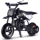 MotoTec Supermoto 50cc 2-Stroke Kids Dirt Bike - Black