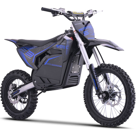 MotoTec - Supermoto 50cc 2-Stroke Kids Dirt Bike Blue