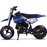 MotoTec Supermoto 50cc 2-Stroke Kids Dirt Bike - Blue