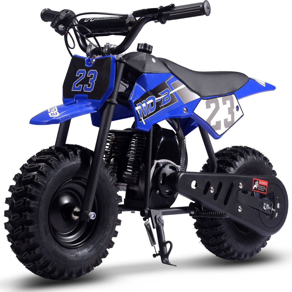 MotoTec Supermoto 50cc 2-Stroke Kids Dirt Bike - Blue