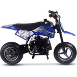 MotoTec Supermoto 50cc 2-Stroke Kids Dirt Bike - Blue