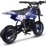MotoTec Supermoto 50cc 2-Stroke Kids Dirt Bike - Blue