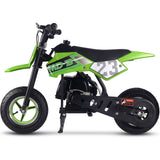 MotoTec Supermoto 50cc 2-Stroke Kids Dirt Bike - Green