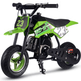 MotoTec Supermoto 50cc 2-Stroke Kids Dirt Bike - Green