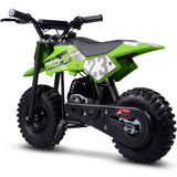 MotoTec Supermoto 50cc 2-Stroke Kids Dirt Bike - Green