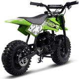 MotoTec Supermoto 50cc 2-Stroke Kids Dirt Bike - Green