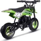 MotoTec Supermoto 50cc 2-Stroke Kids Dirt Bike - Green