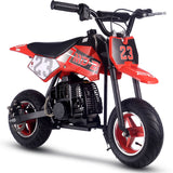 MotoTec Supermoto 50cc 2-Stroke Kids Dirt Bike - Red