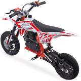 MotoTec Villain 52cc 2-Stroke Kids Gas Dirt Bike - Red