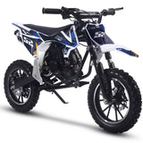 MotoTec Warrior 52cc 2-Stroke Kids Gas Dirt Bike - Black