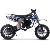 MotoTec Warrior 52cc 2-Stroke Kids Gas Dirt Bike - Black